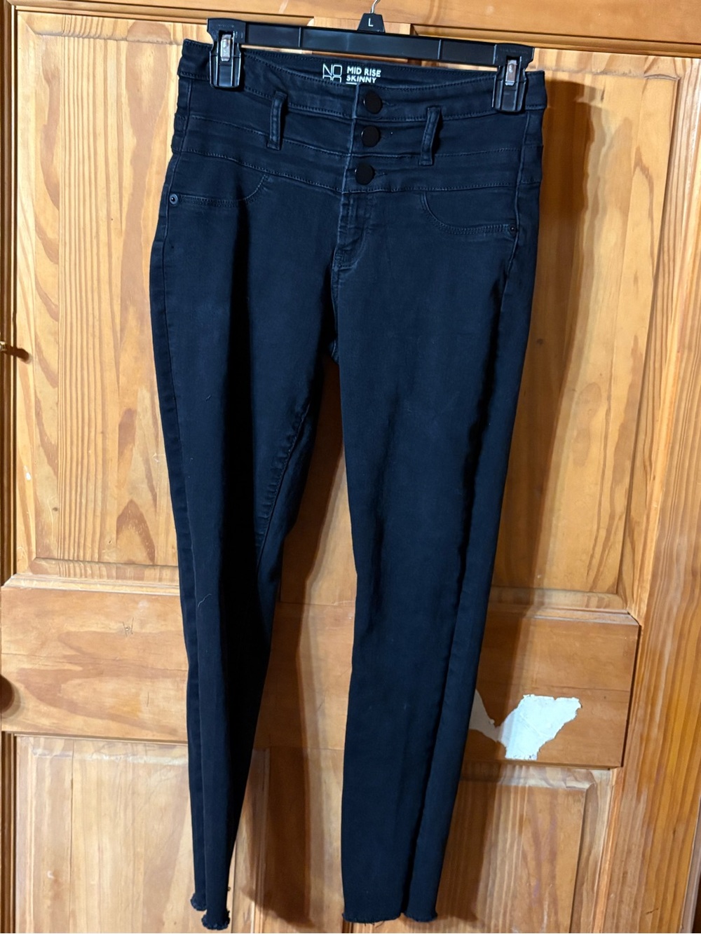 NOBO Black Mid-Rise Skinny Jeans